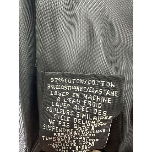 Simon Chang Denim Wear Women’s Bohemian Black Jacket Ruffle Satin Trim Sz20 Note - Picture 14 of 15